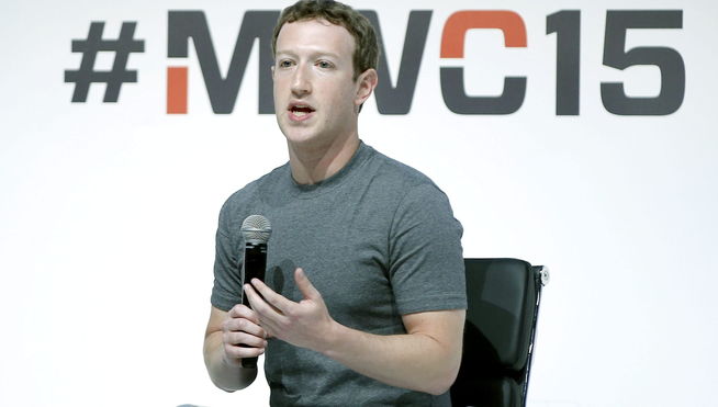 Mark Zuckerberg en el Mobile World Congress de Barcelona